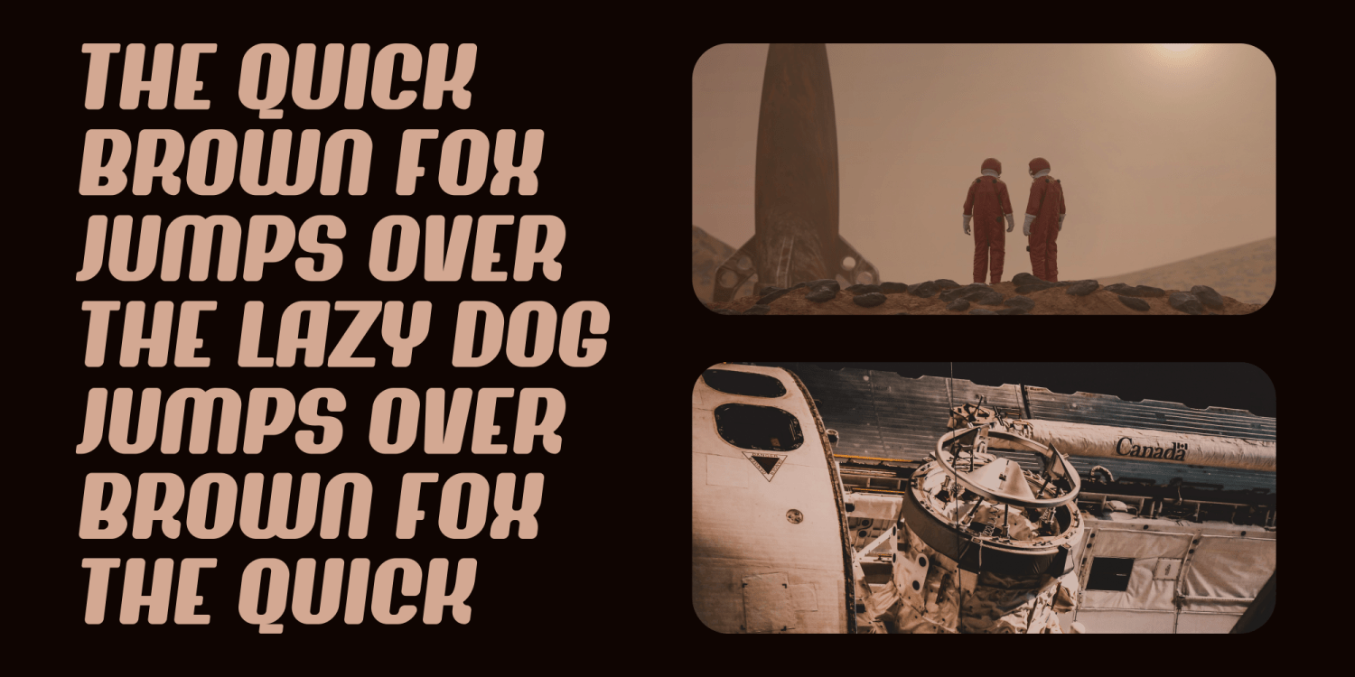 Novaro Font Poster #1