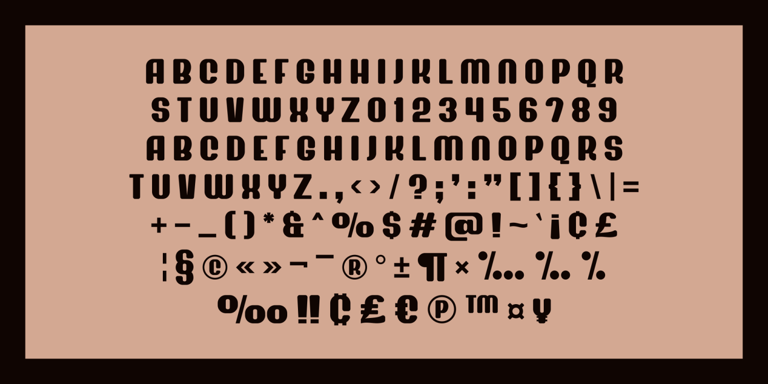 Novaro Font Poster #1