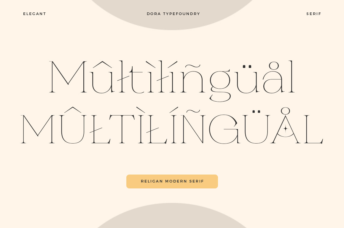 Religan Font Poster #1