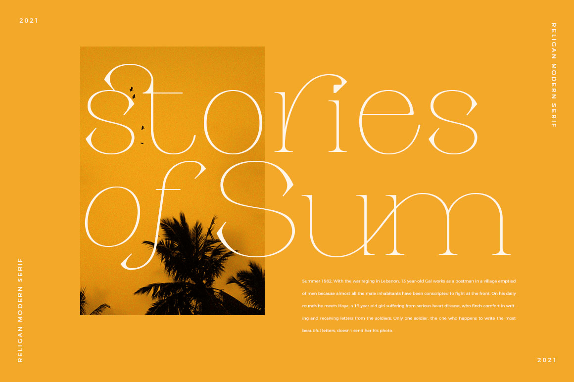Religan Font Poster #1