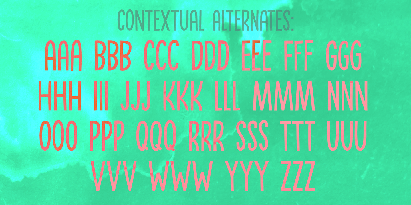 Dominant Type Font Poster #1