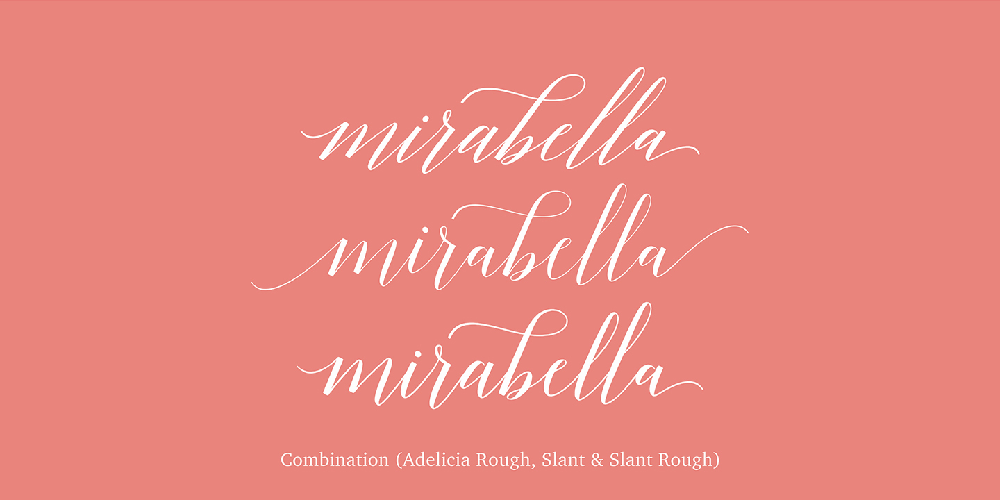 Adelicia Script Font Poster #1