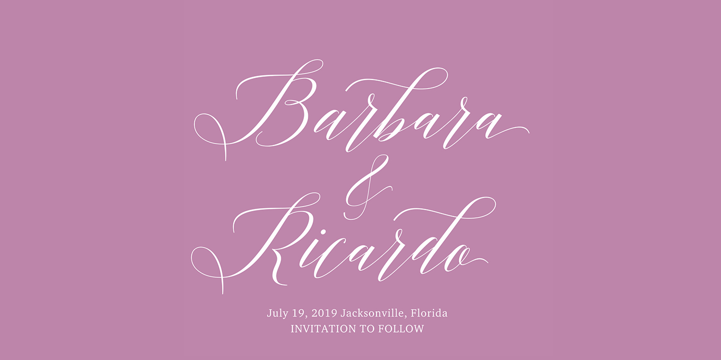 Adelicia Script Font Poster #1