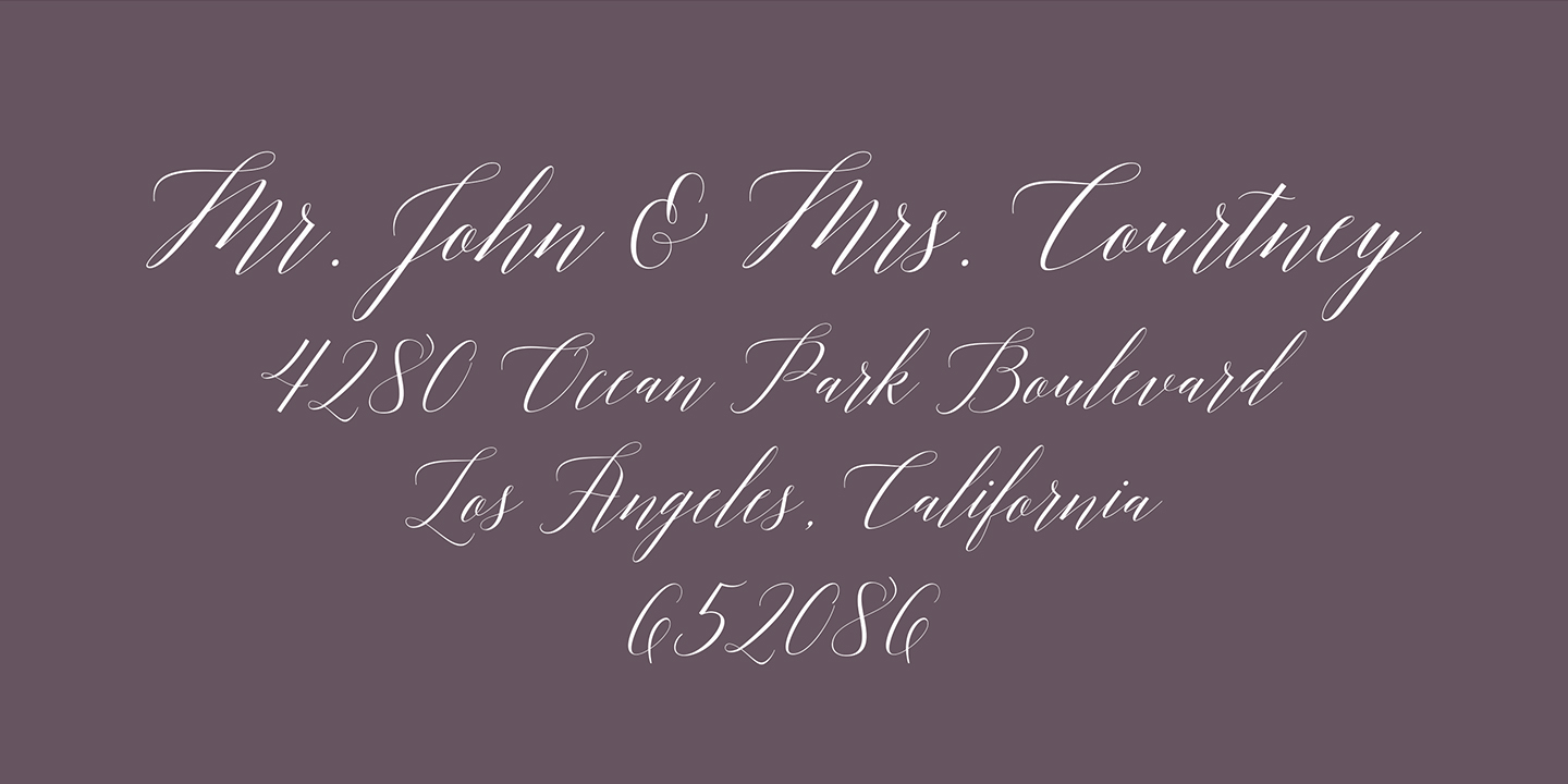 Adelicia Script Font Poster #1