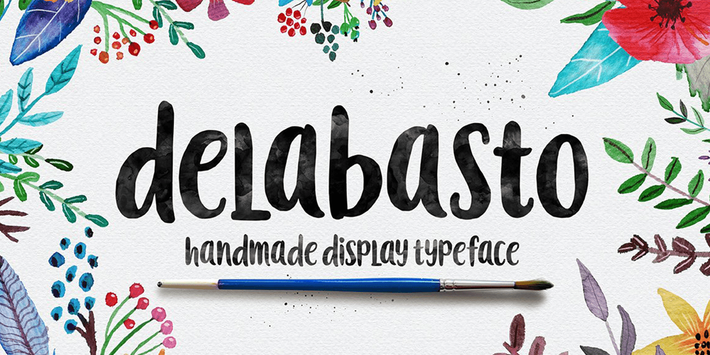Delabasto Font Poster #1