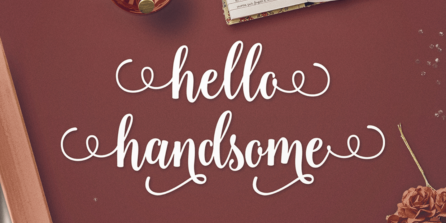 Sweetness Script Font Poster #4