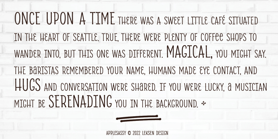 Alasassy Font Poster #1