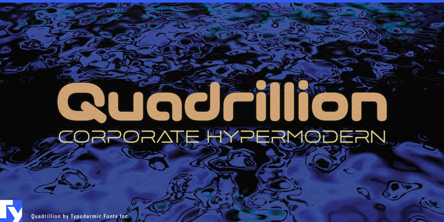 Quadrillion Font Poster #1