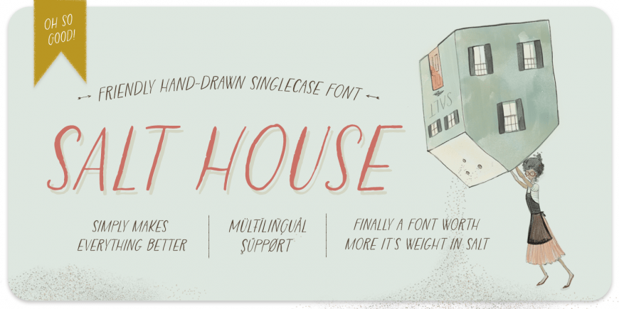 Salt House Font Poster #1
