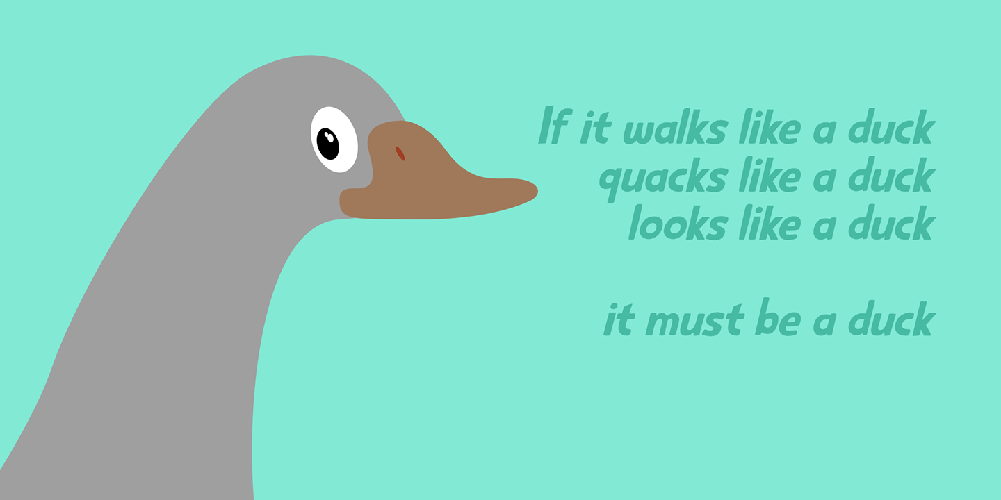 Sitting Duck Font Poster #1