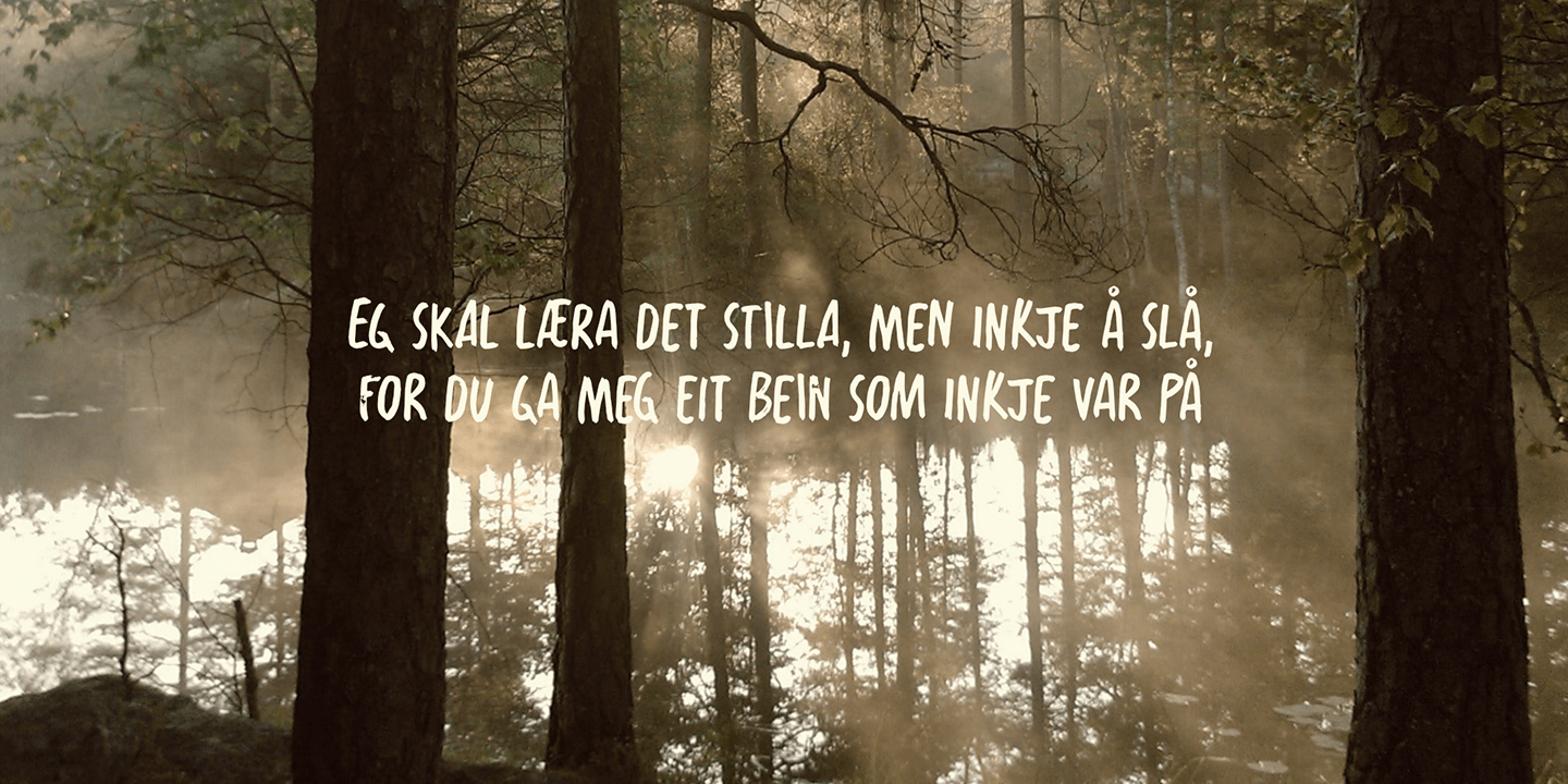 Fossegrim Font Poster #1