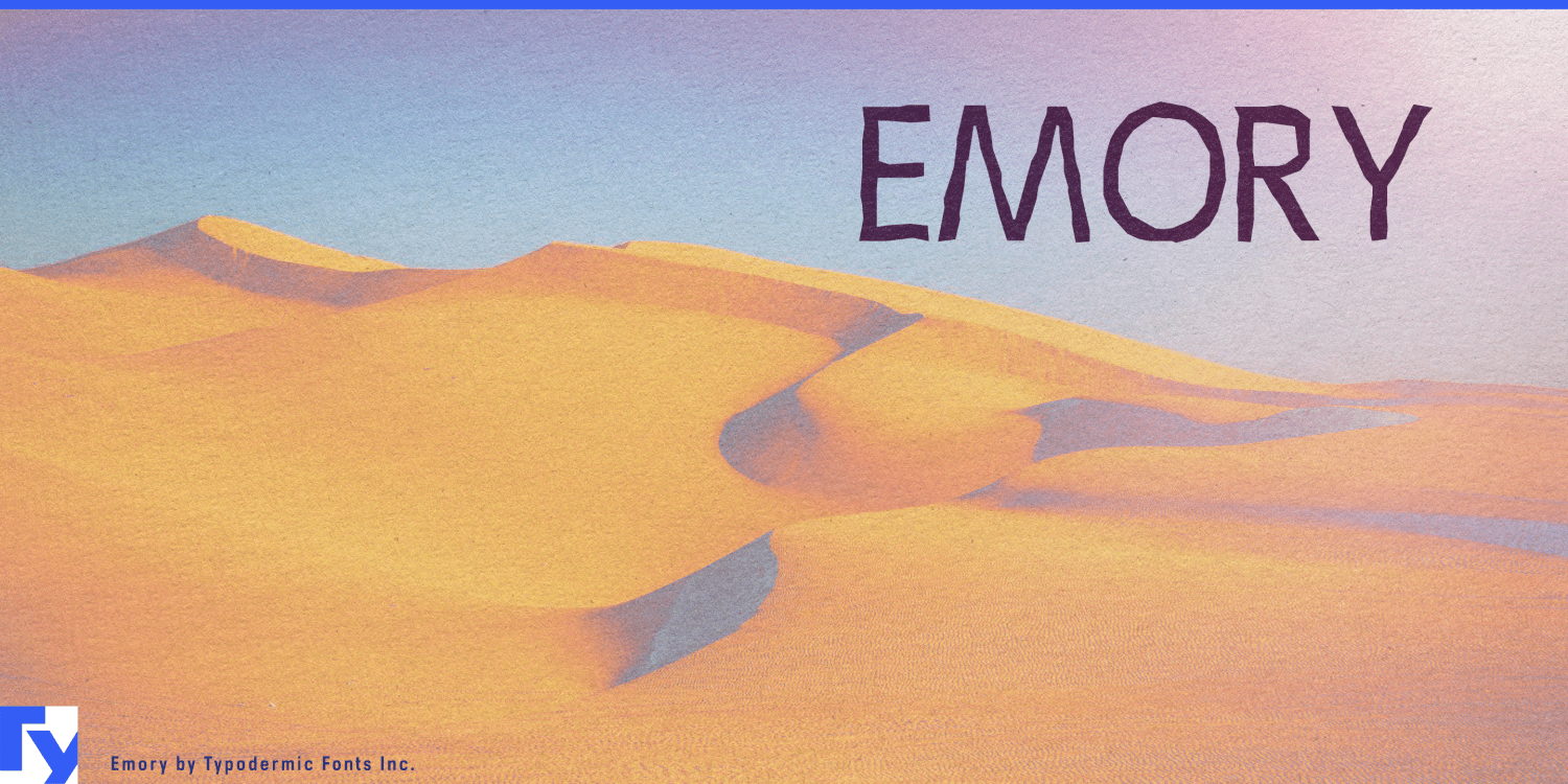 Emory Font Poster #1