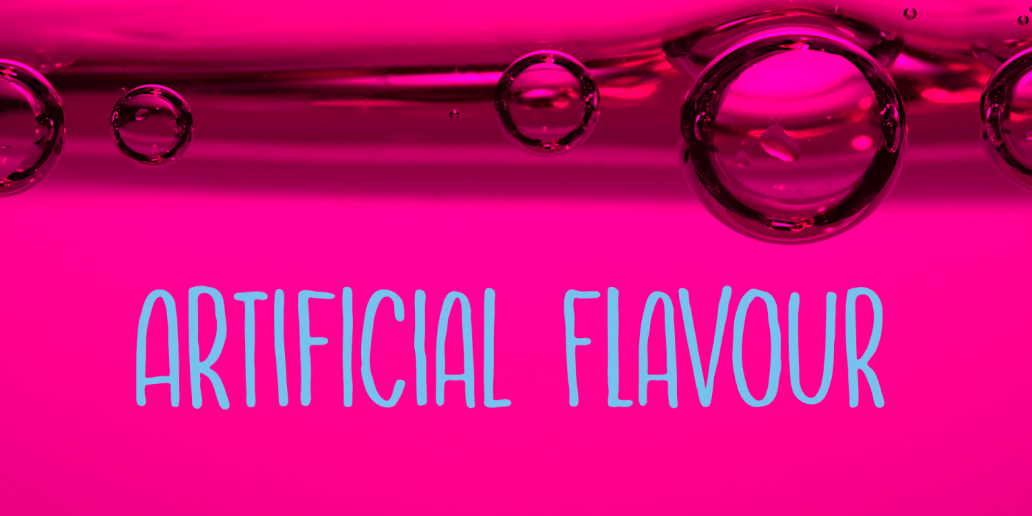 Artificial Flavour Font Poster #1