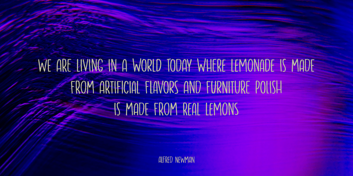 Artificial Flavour Font Poster #1