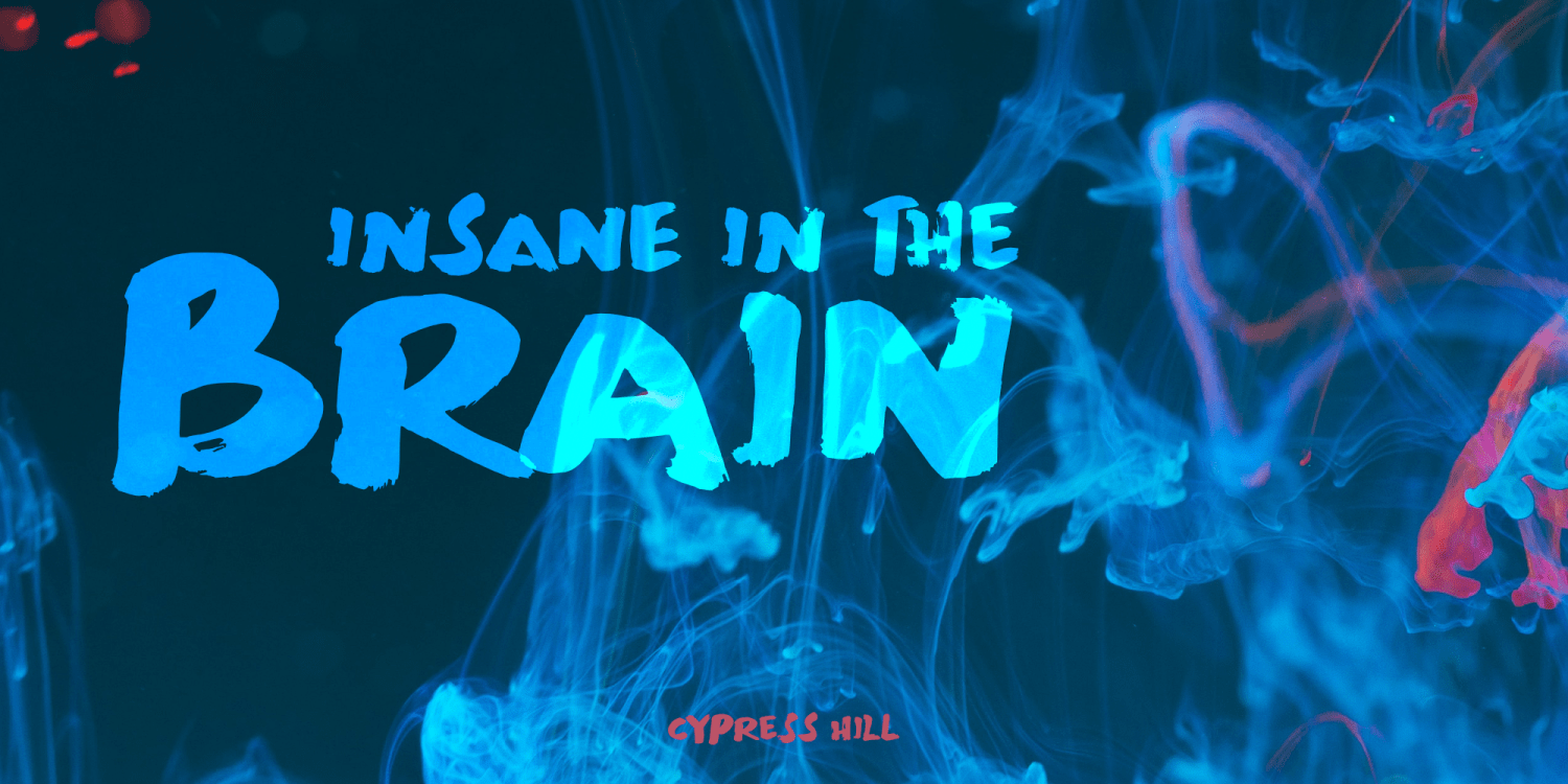 Brain Squeeze Font Poster #1