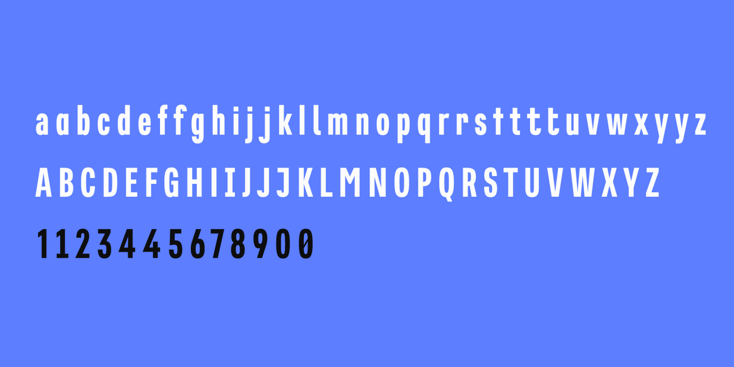 East Variable Font Poster #1