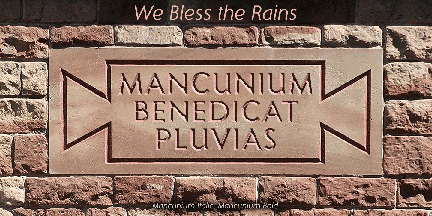 Mancunium Regular & Bold Collection Font Poster #1