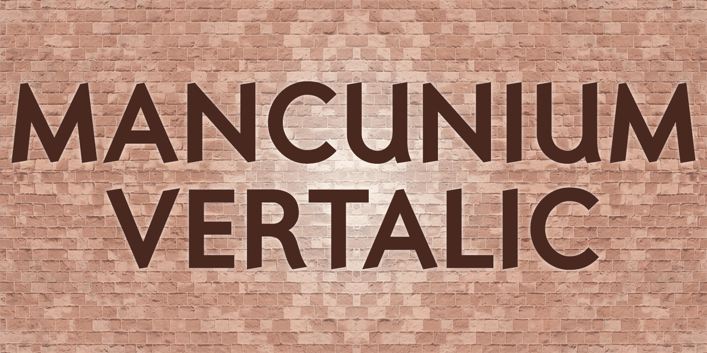 Mancunium Regular & Bold Collection Font Poster #1