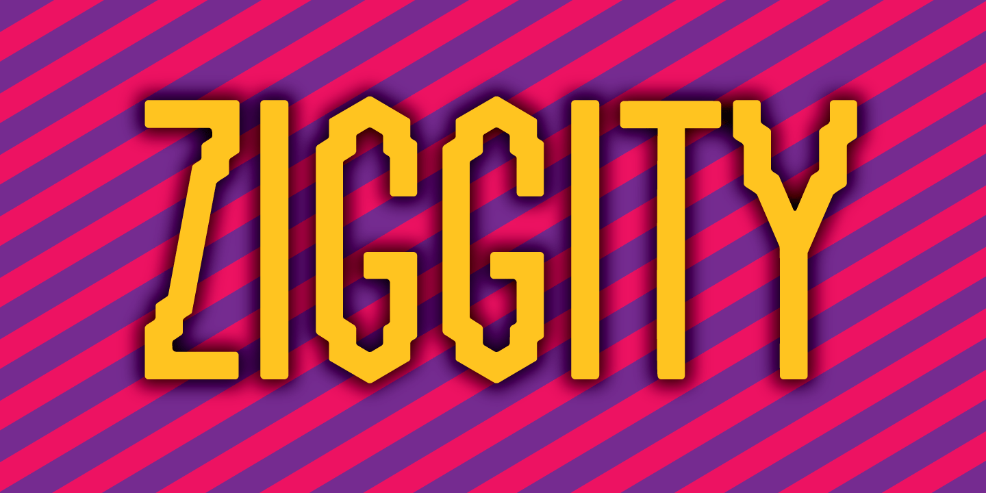 Ziggity Font Family Poster