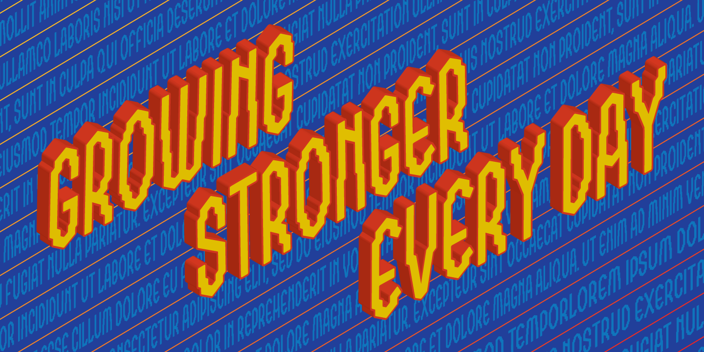 Ziggity Font Poster #1