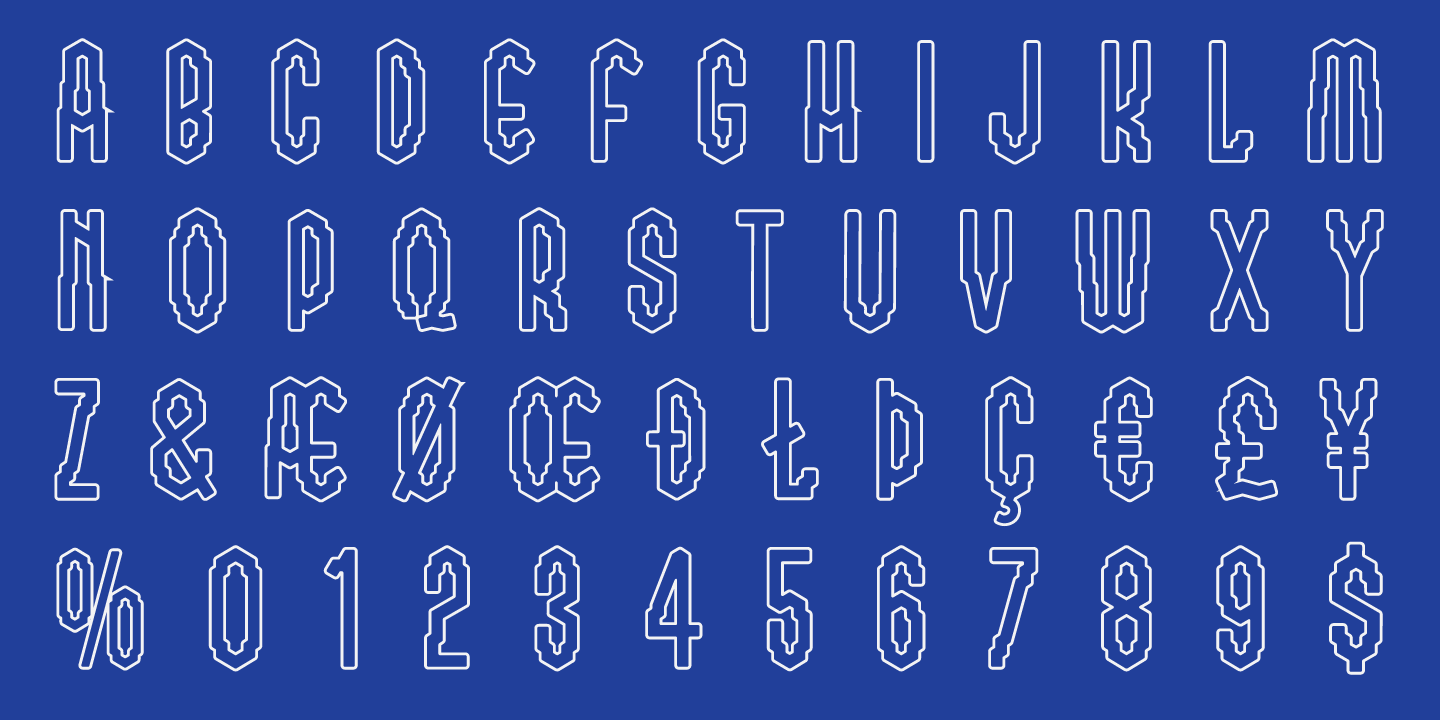 Ziggity Font Poster #1