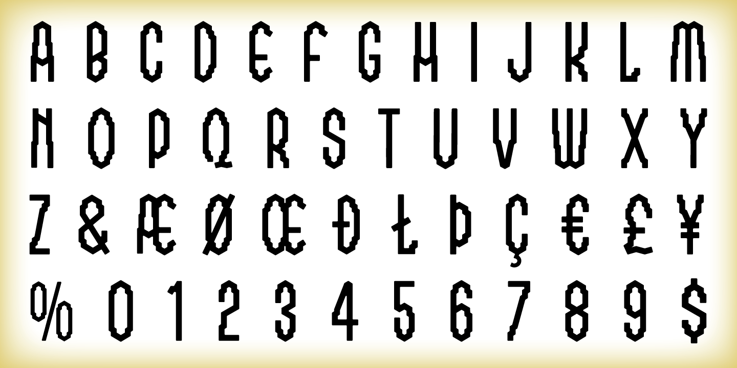 Ziggity Font Poster #1