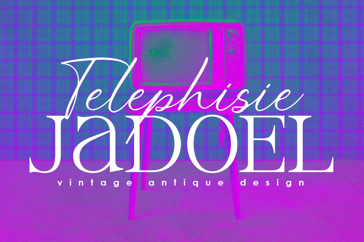 Silent Noise Font Poster #1