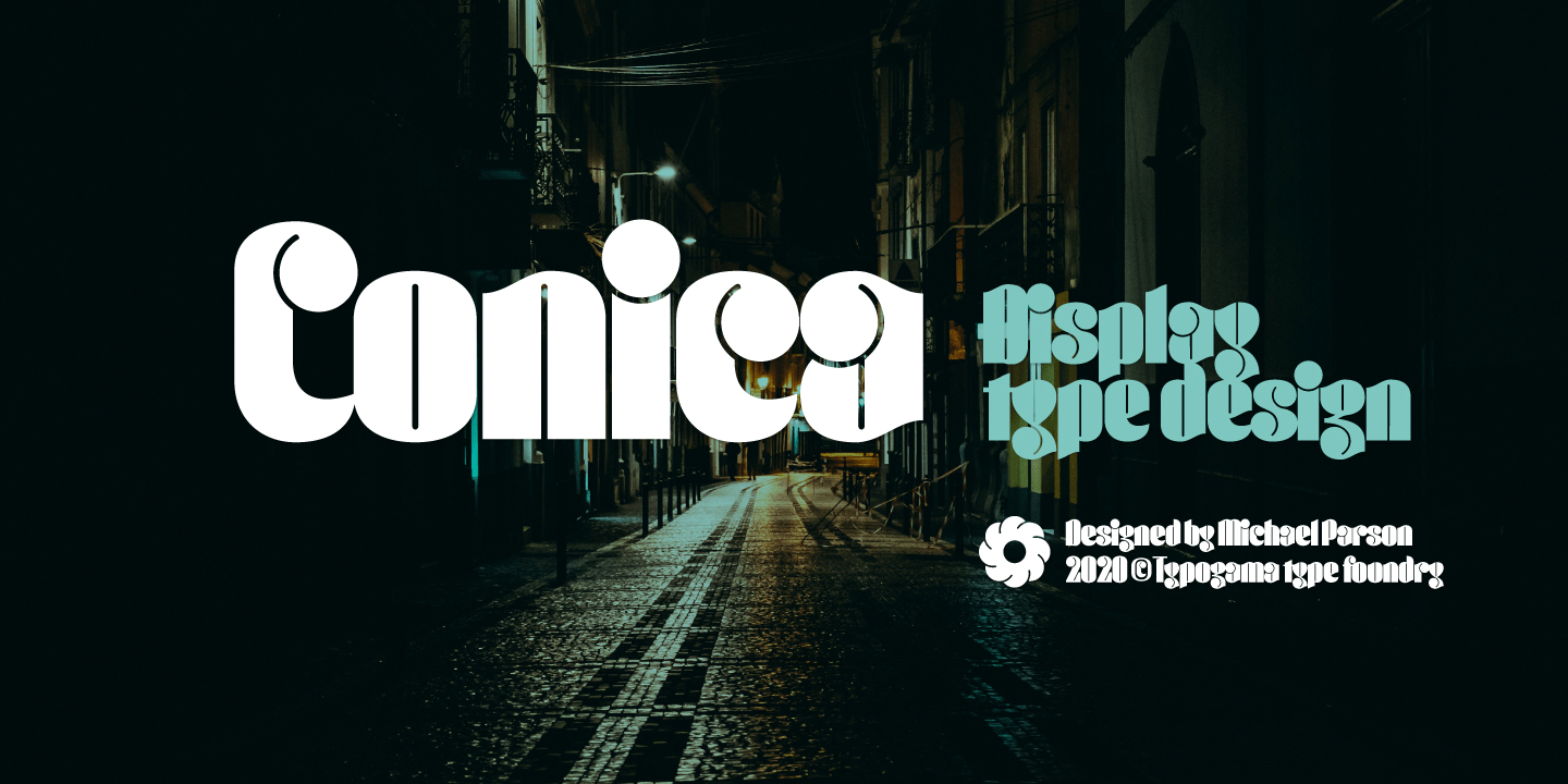 Conica Font Poster #1