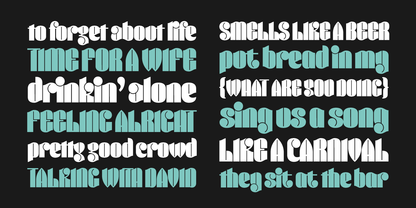 Conica Font Poster #1