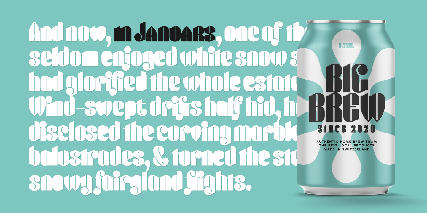 Conica Font Poster #1