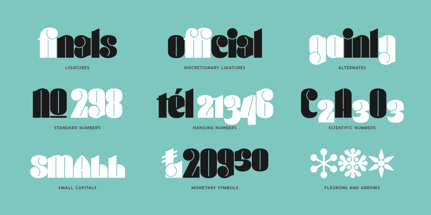 Conica Font Poster #1