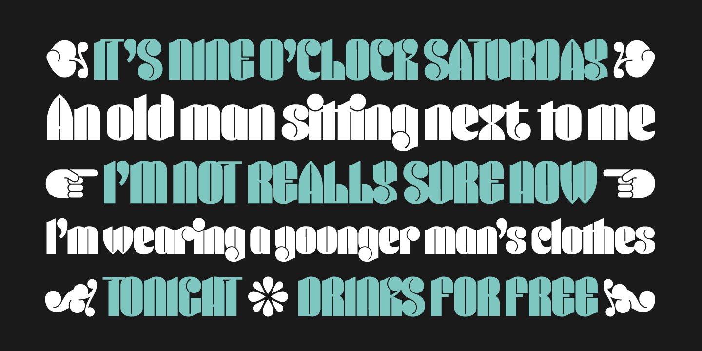 Conica Font Poster #1