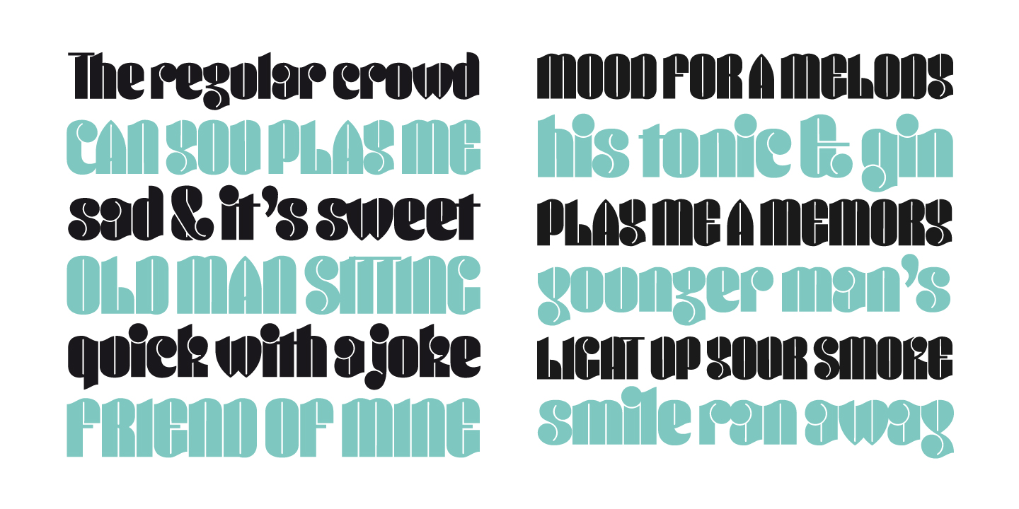 Conica Font Poster #1