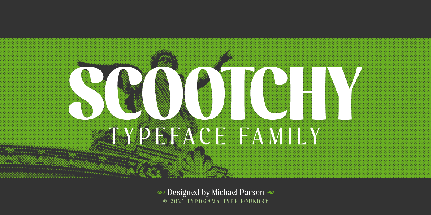 Scootchy Font Poster #1