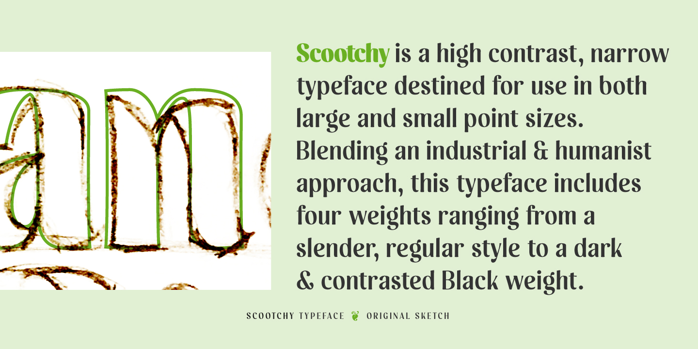Scootchy Font Poster #1