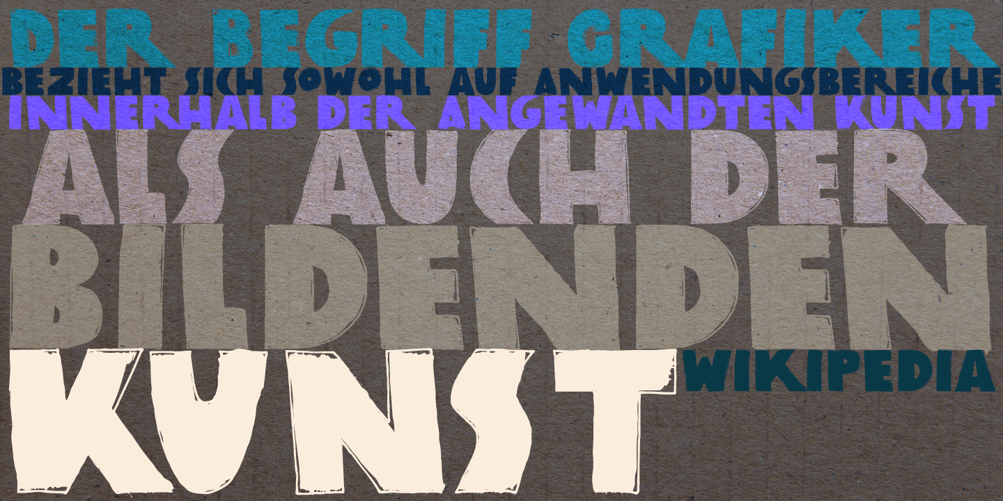 Grafiker Font Poster #3