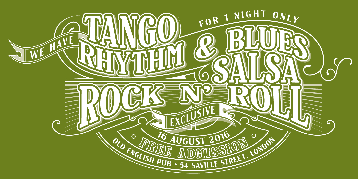 Rosengarten Font Poster #1