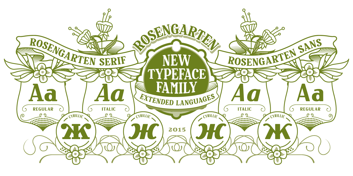 Rosengarten Font Poster #1