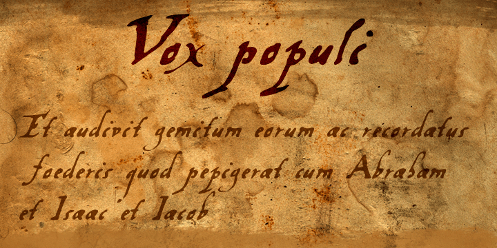 Vox Populi Font Poster #1