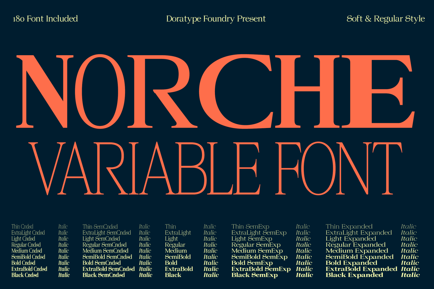 Norche Font Family