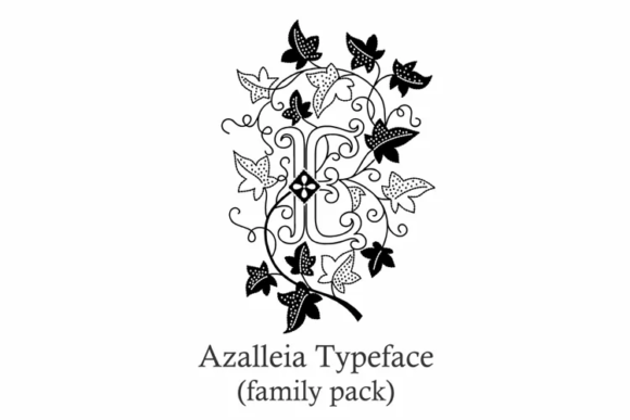 Azalleia Font Family Poster