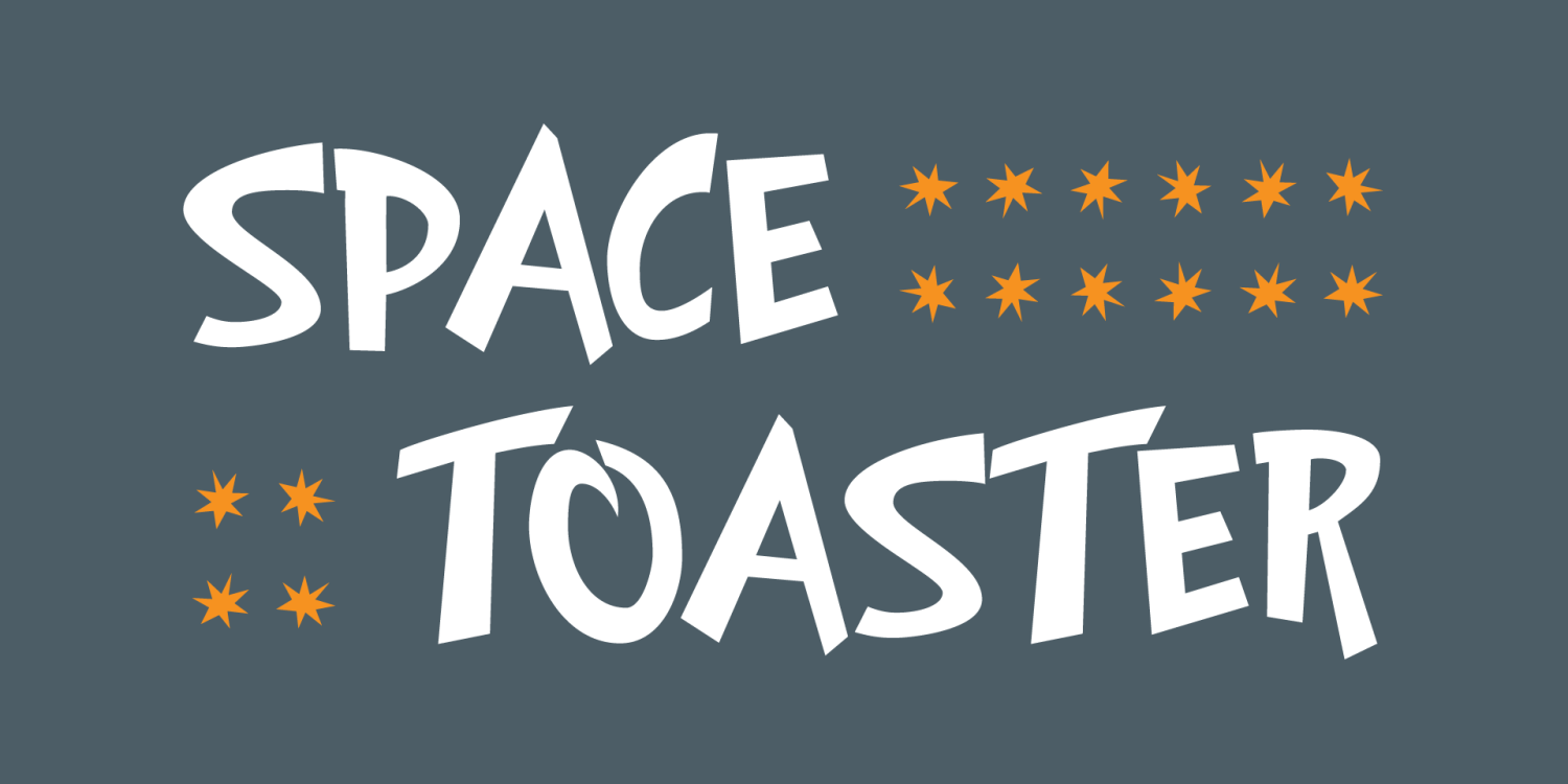 Space Toaster Font Poster #1