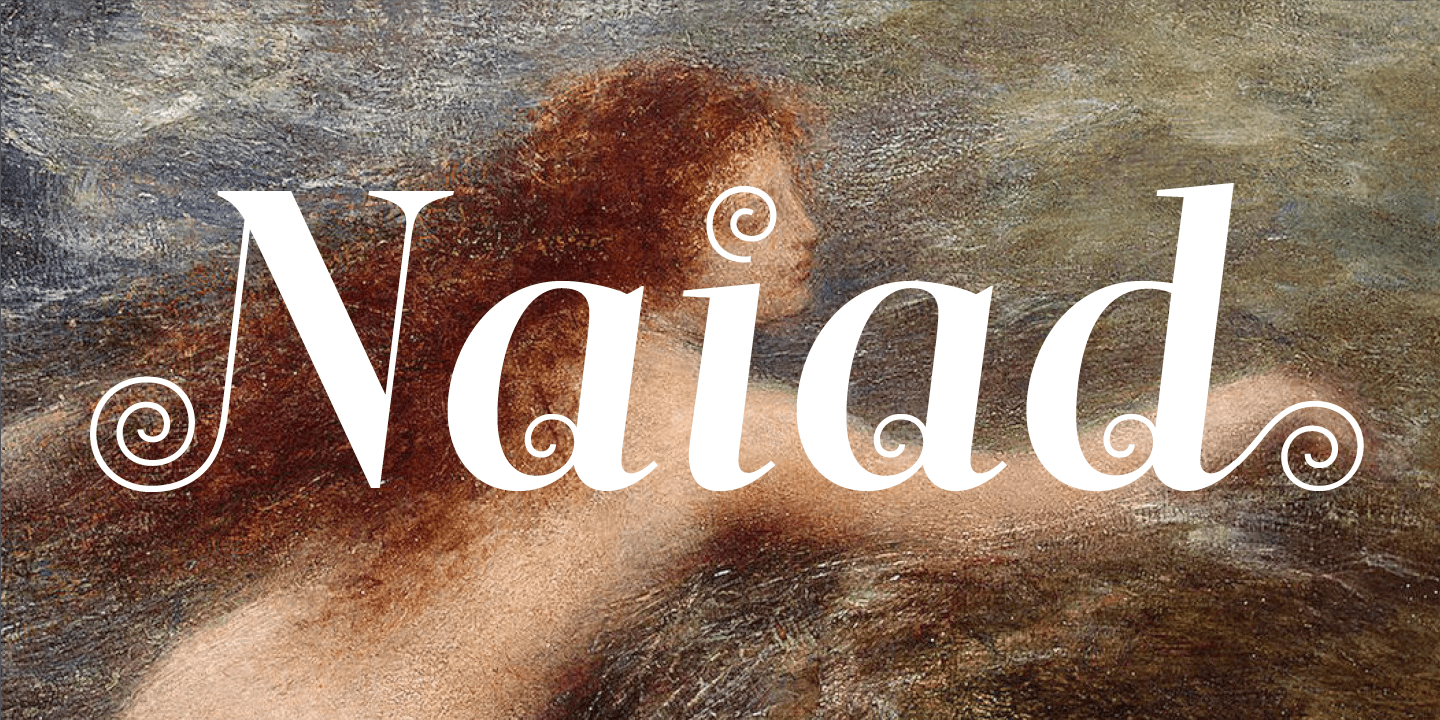 Naiad Font Poster #1