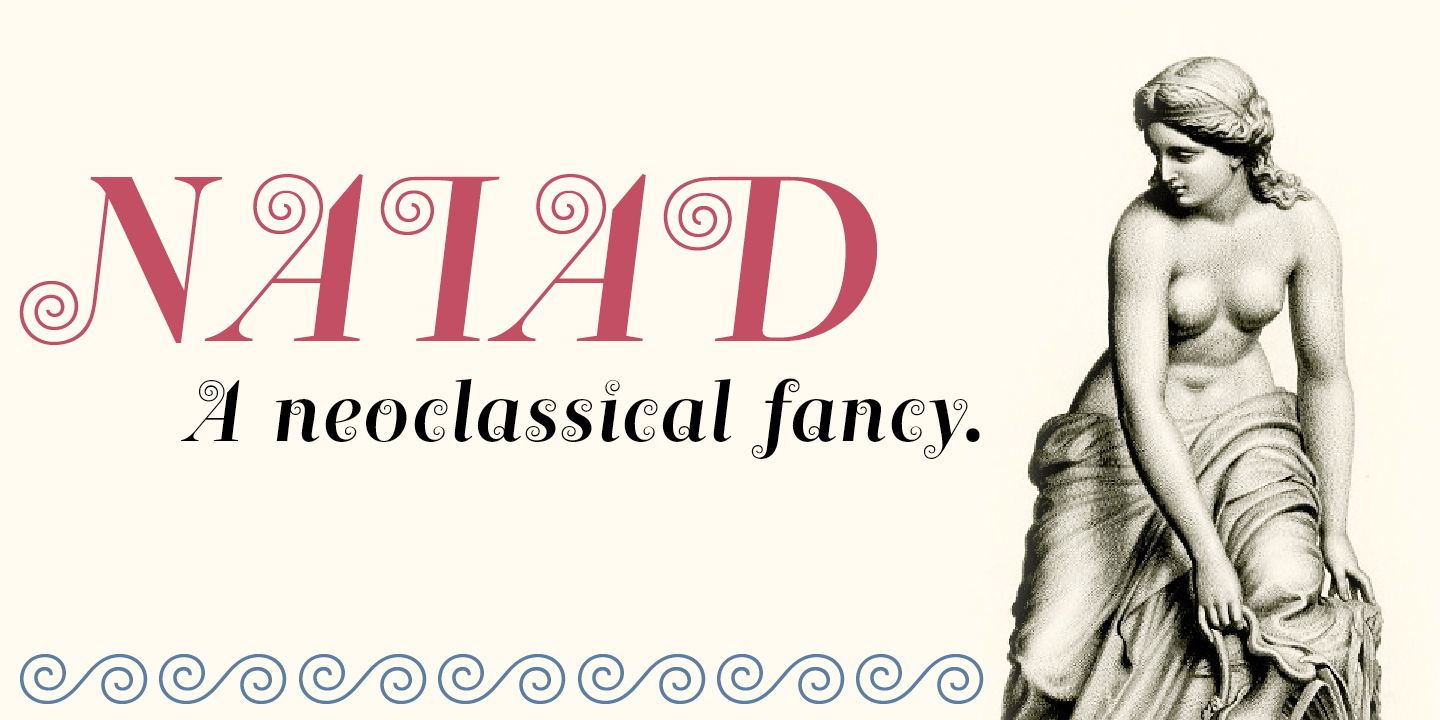 Naiad Font Poster #1