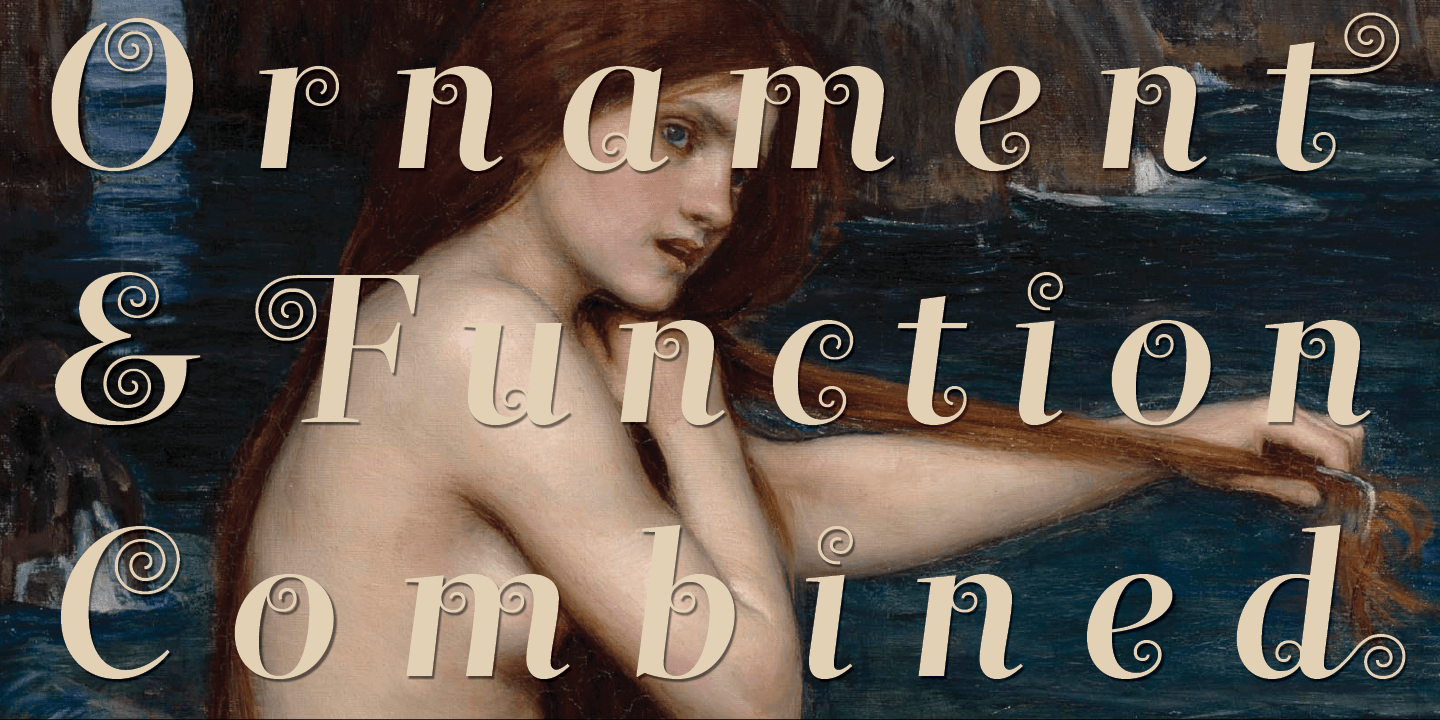 Naiad Font Poster #1