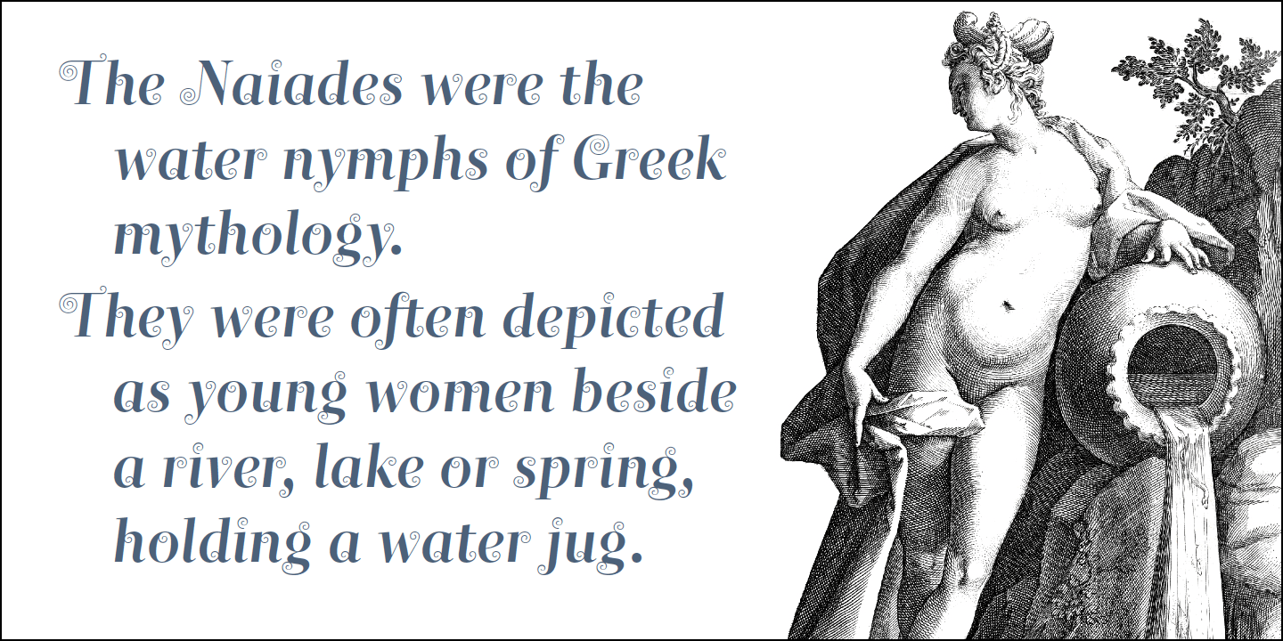 Naiad Font Poster #1