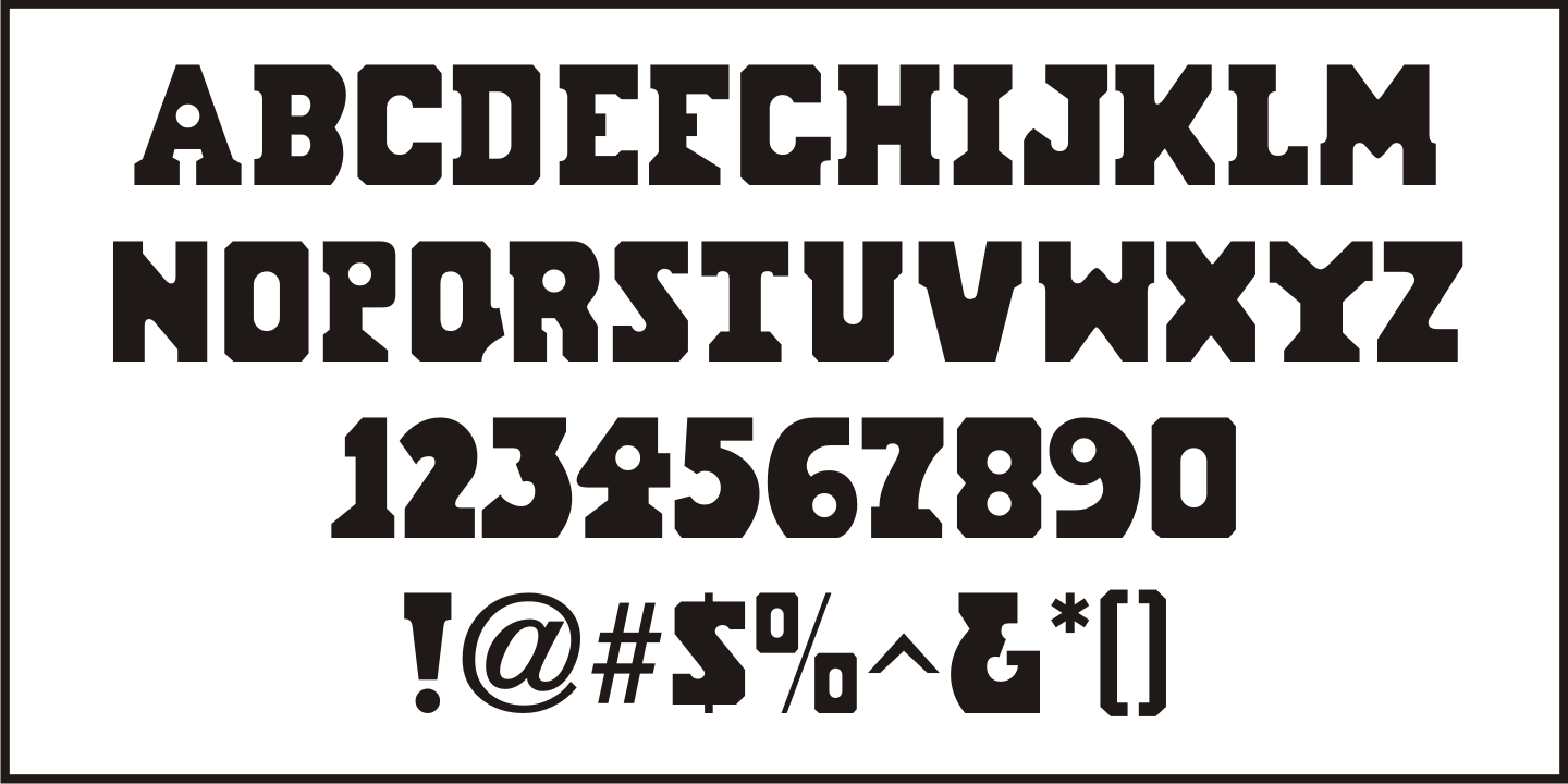 School Age Font Poster #1