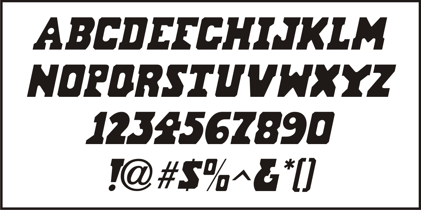 School Age Font Poster #1