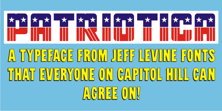 Patriotica Font Poster #1