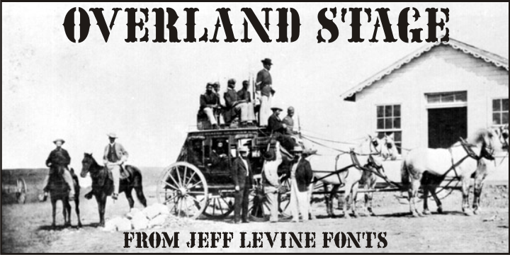 Overland Stage Font Family Poster